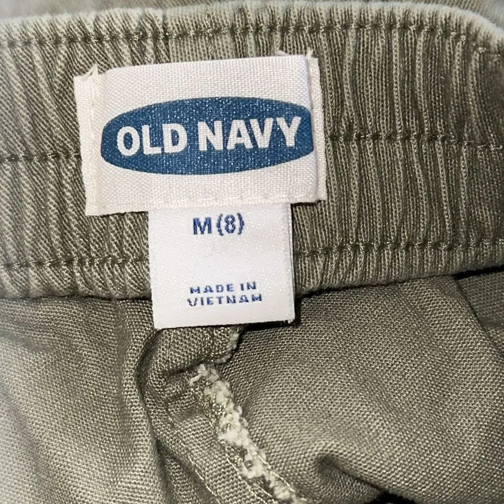Old Navy Green Faux Drawstring Shorts – Size 8 – Girl's Everyday Summer Shorts